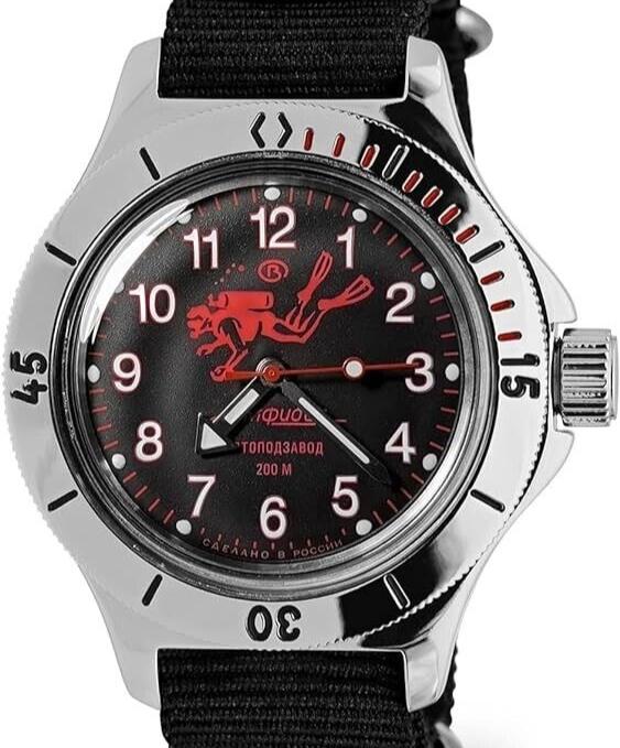 Vostok Amphibia 120657 Watch NATO Strap