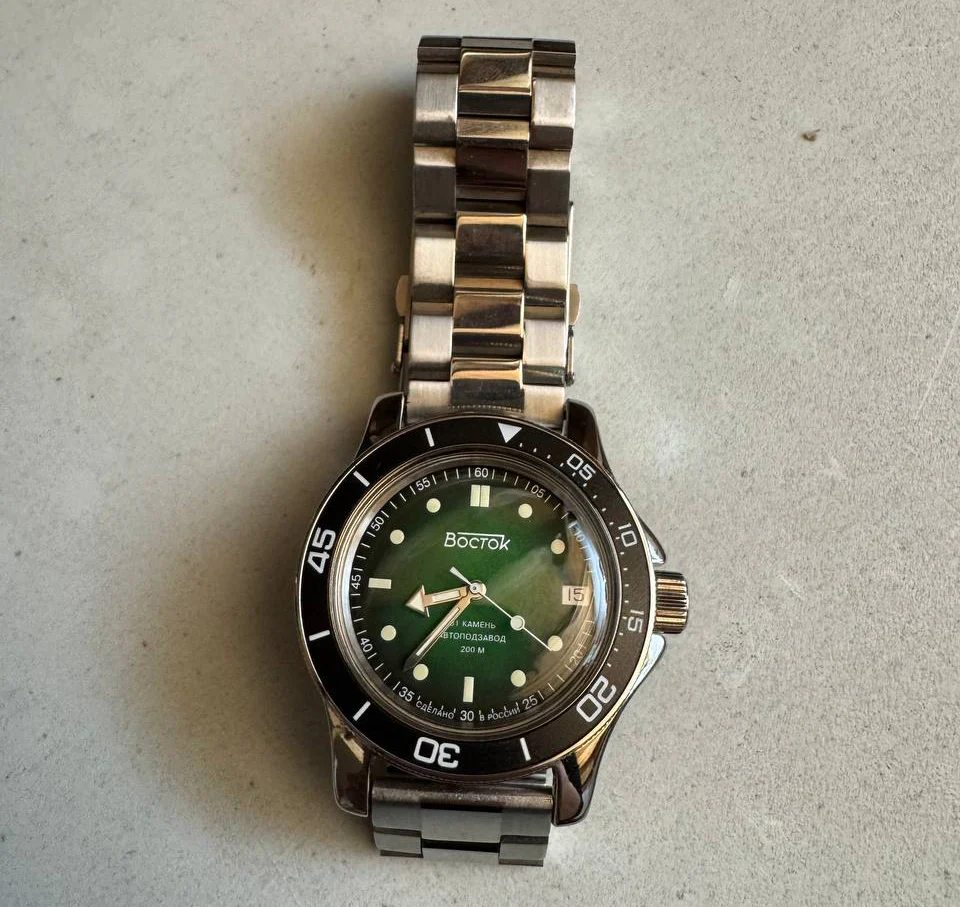 Vostok Amphibia 13026A Watch USED