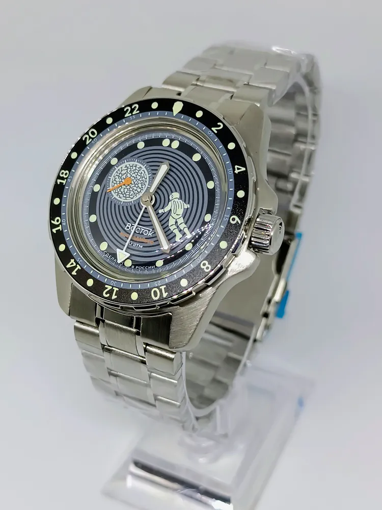 Vostok Amphibia 2426.12/14038G Cosmodiver Mercury Watch [Exclusive] - Image 3
