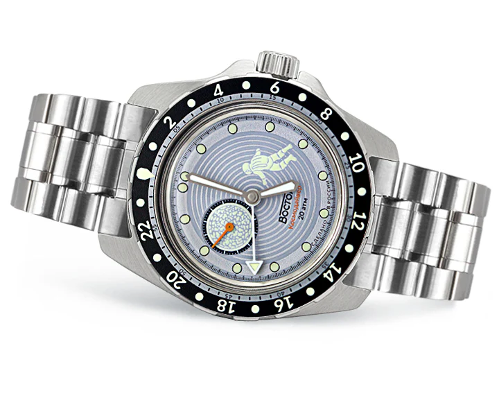 Vostok Amphibia 14039G Cosmodiver Luna Moon Dude Watch [Exclusive] - Image 3