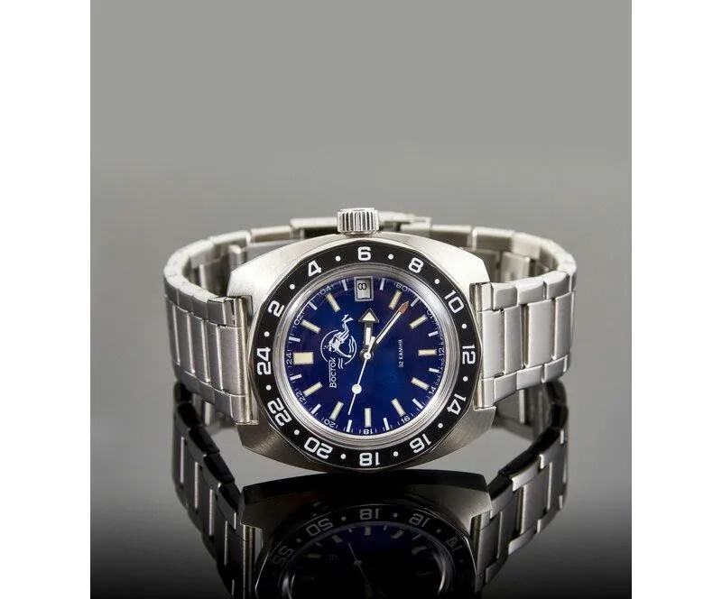 Vostok Amphibia 17004B Automatic 24-hour Watch - Image 3