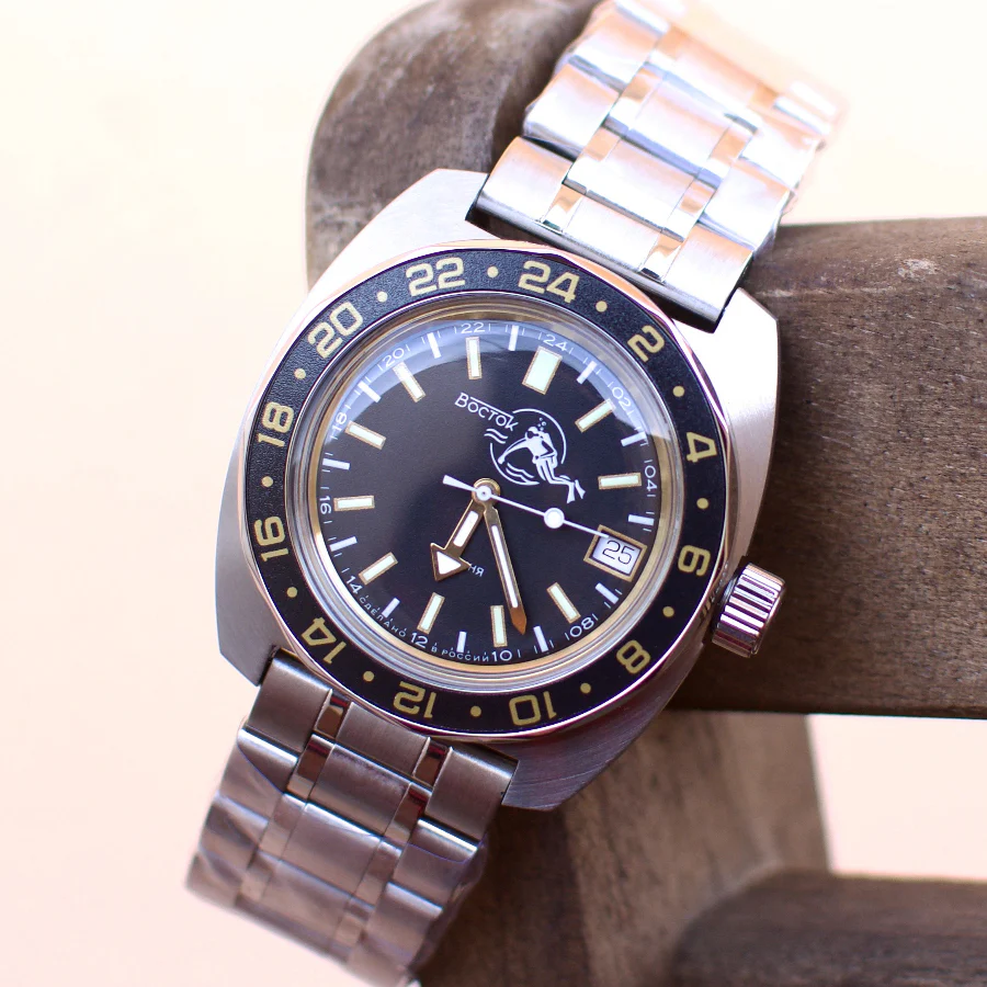 Vostok Amphibia 17005B Automatic 24-hour Watch - Image 7