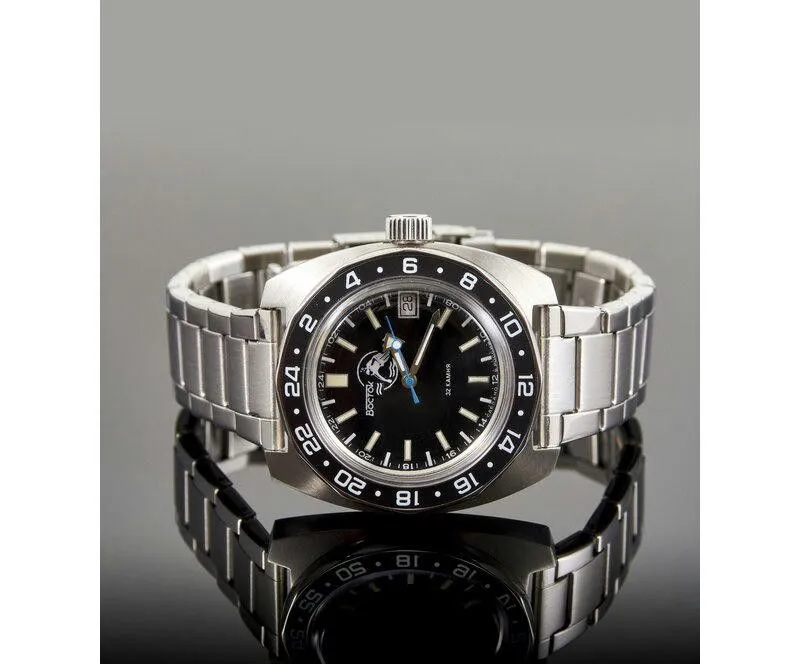 Vostok Amphibia 17006B Automatic 24-hour Watch - Image 3