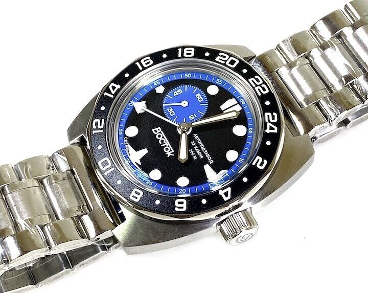 Vostok Amphibia 17034B GMT Watch Batman - Image 5