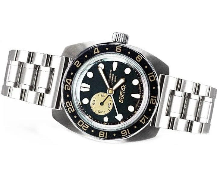 Vostok Amphibia 17098B GMT Batman Watch - Image 2