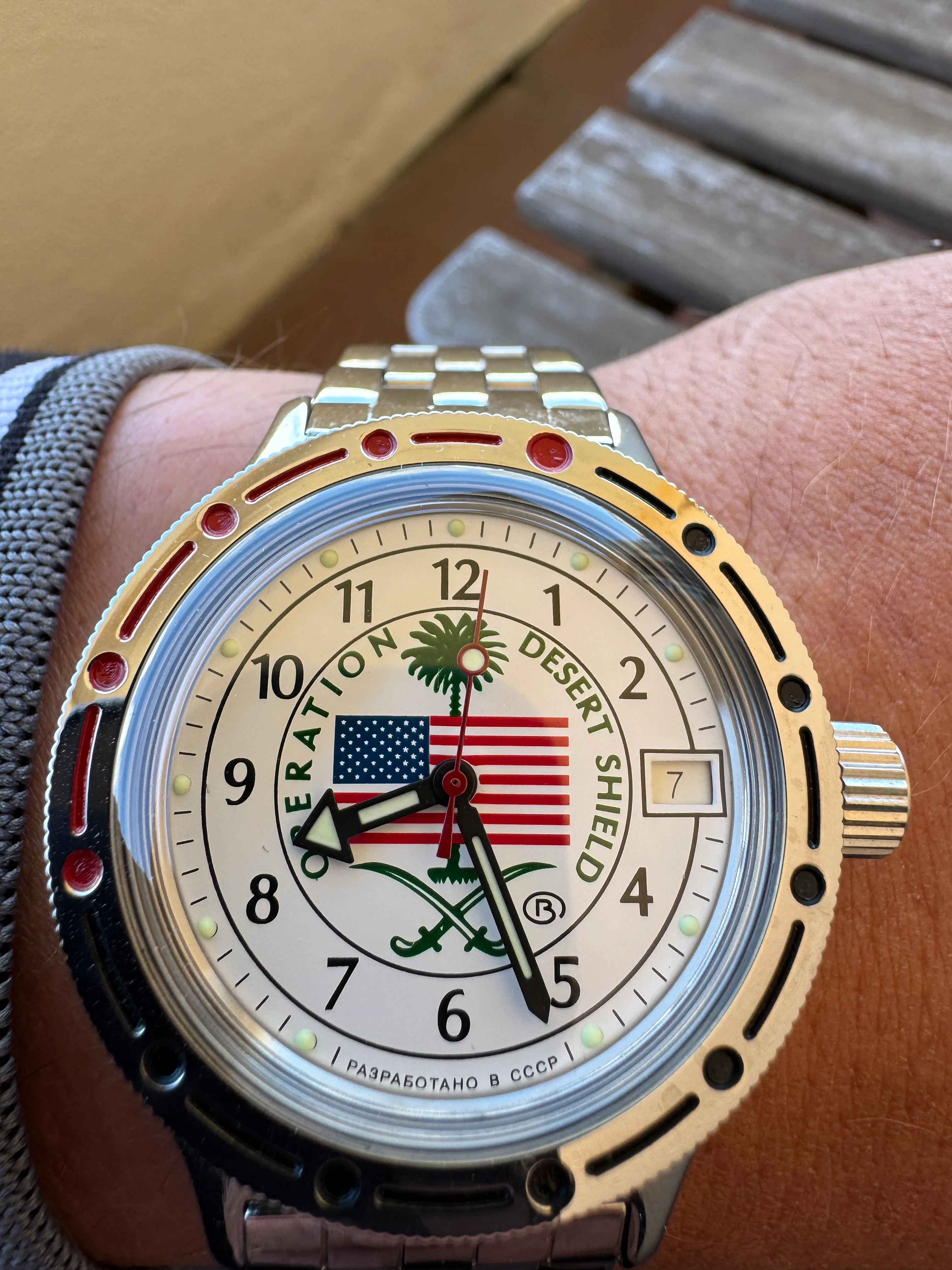 Vostok Amphibia 420065 Operation Desert Shield Watch [Exclusive] - Image 6