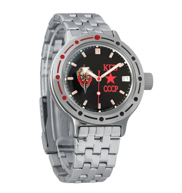 Vostok Amphibia 420457 KGB Watch