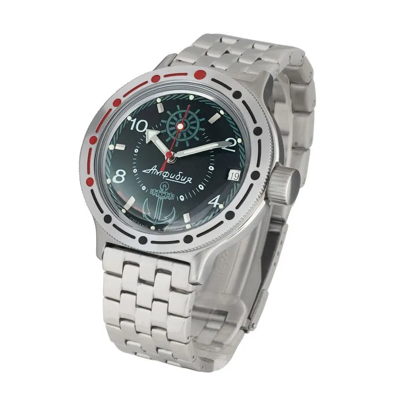 Vostok Amphibia 420526 Steve Zissou Watch - Image 3