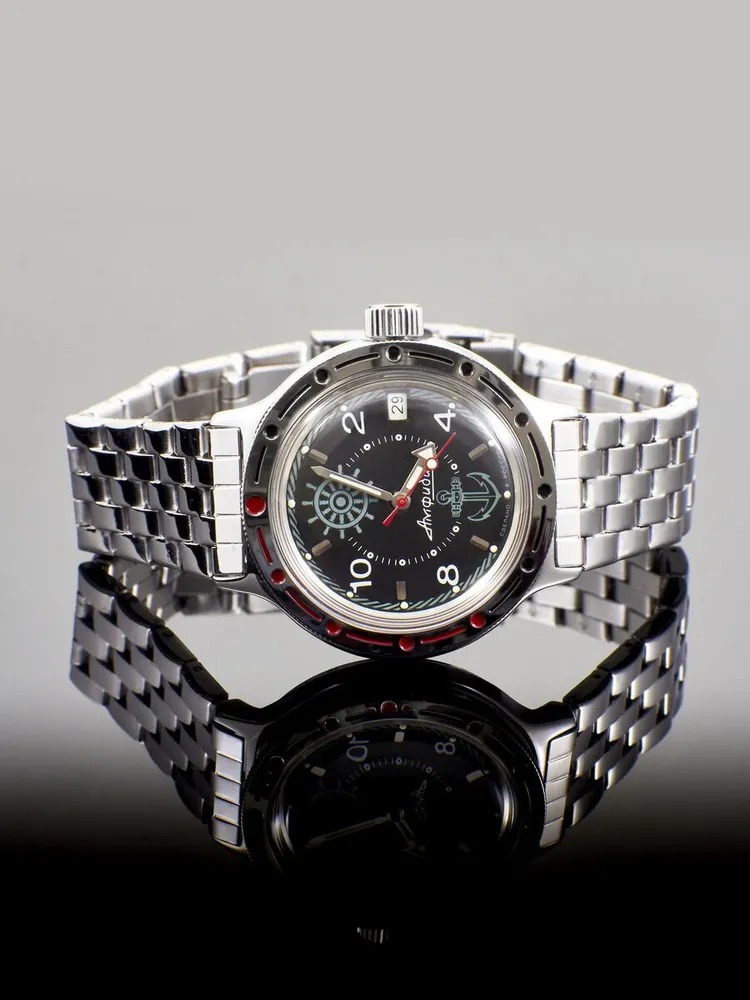 Vostok Amphibia 420526 Steve Zissou Watch - Image 4