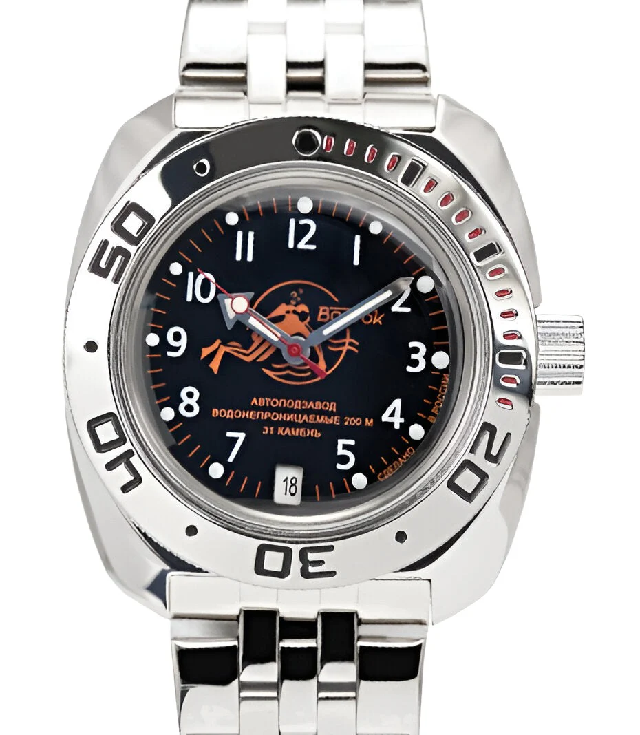 Vostok Amphibia 710380 Scuba Dude Watch [Exclusive]