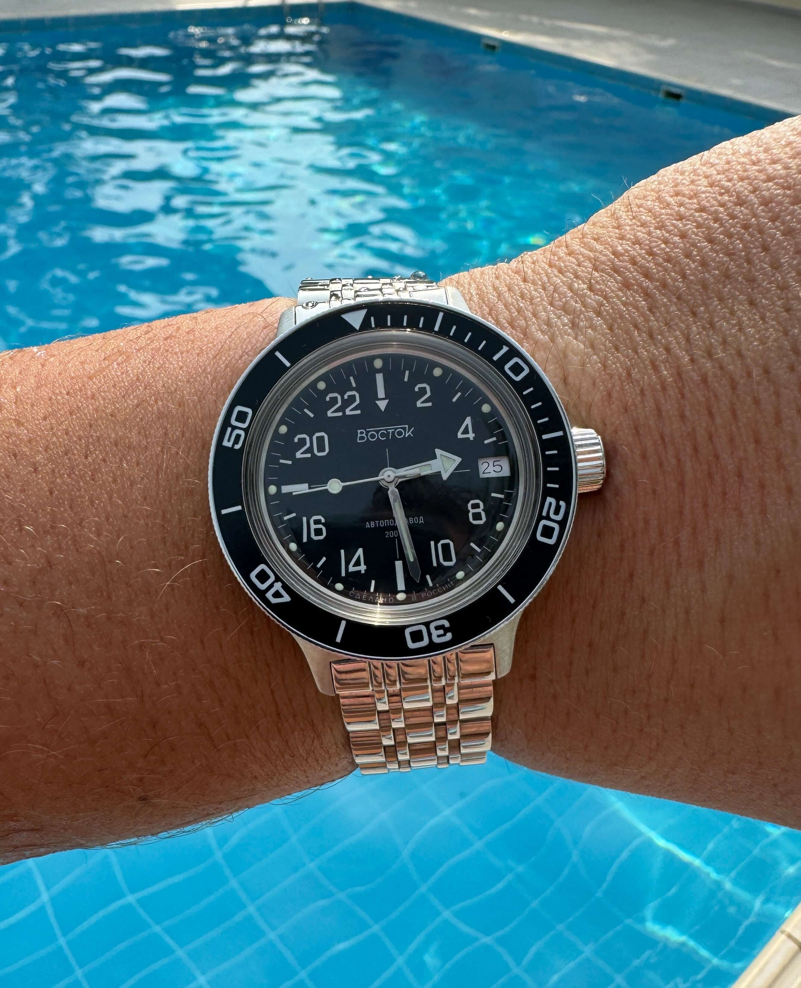 Vostok Amphibia 720076 24-Hour Antarctica Watch - Image 6