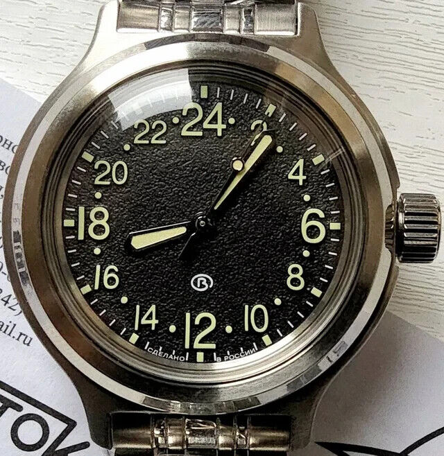 Vostok Amphibia 720889 24-Hour Tank Premium Watch - Image 4