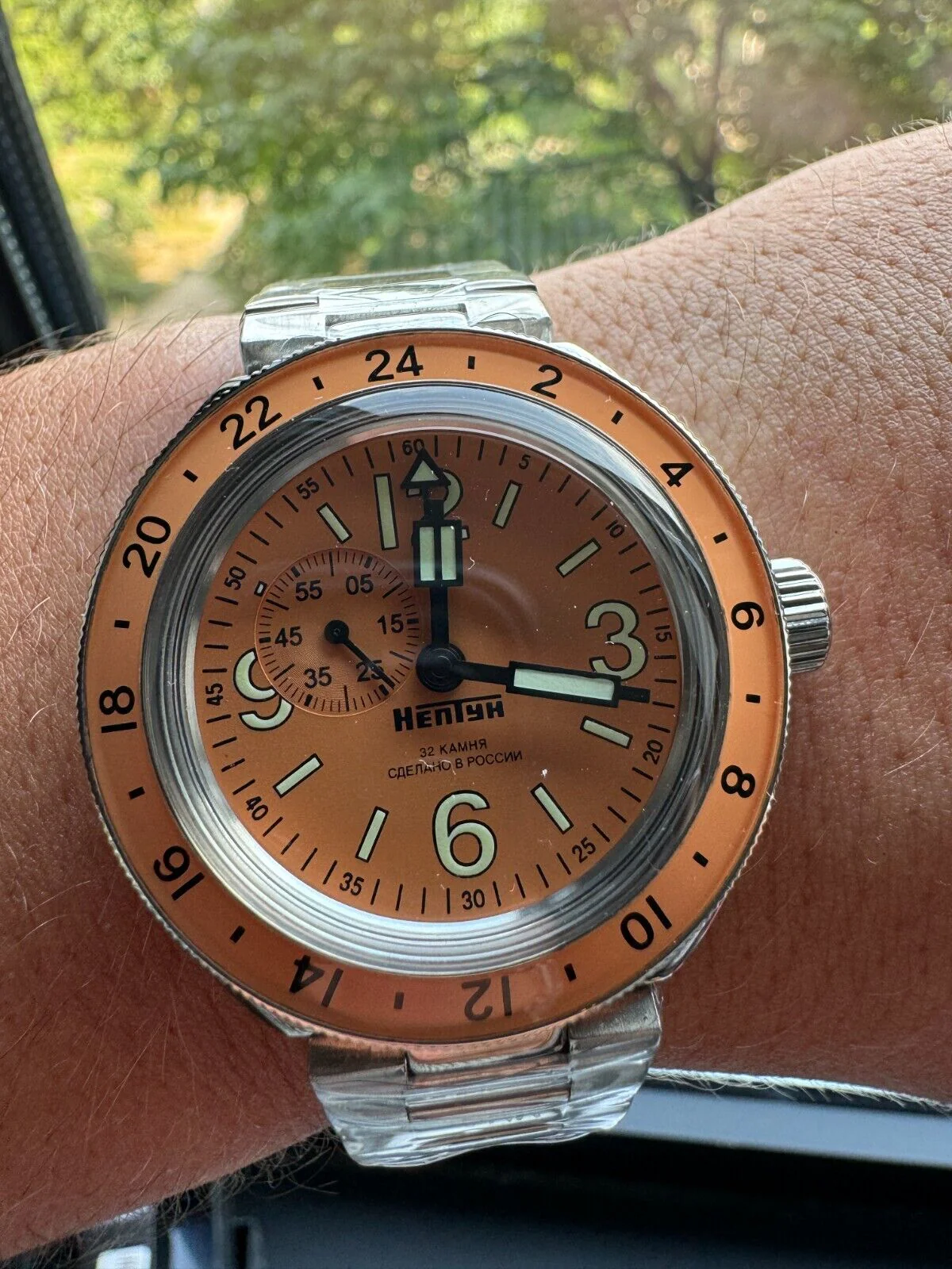 Vostok Amphibia 96075A Neptune GMT Watch - Image 4