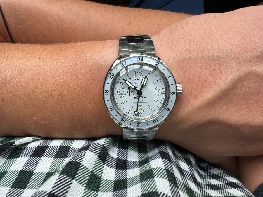 Vostok Amphibia 96077A Neptune GMT Watch - Image 5