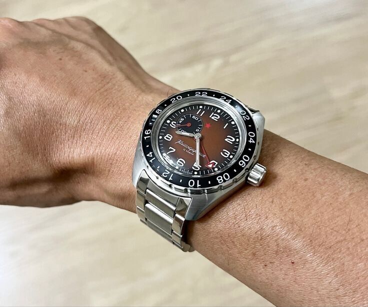 Vostok Komandirskie 02017A GMT Automatic Watch - Image 6