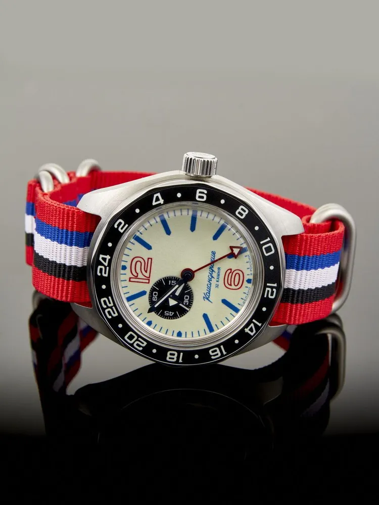 Vostok Komandirskie 03098A GMT Watch - Image 3