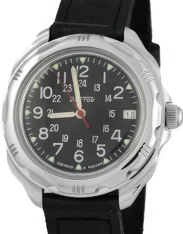Vostok Komandirskie 211783 Mechanical Military Watch - Image 4