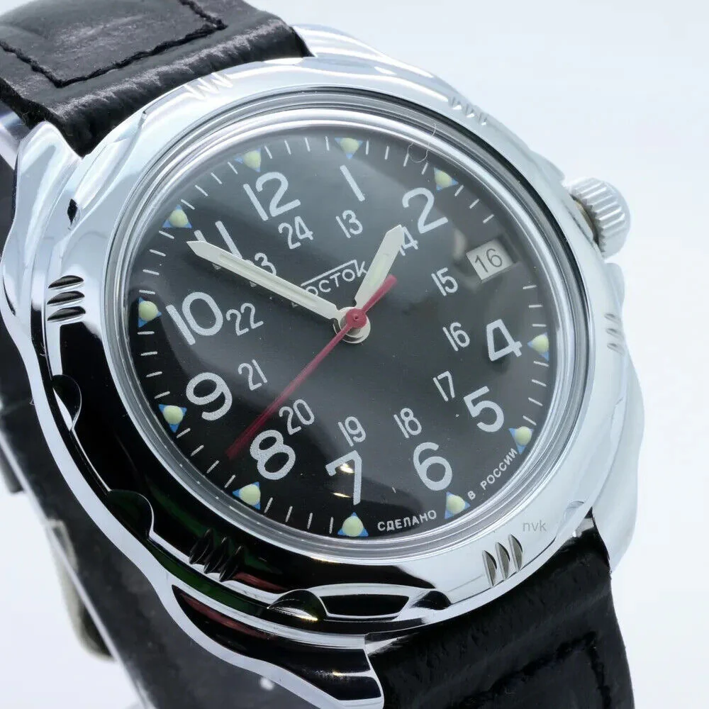 Vostok Komandirskie 211783 Mechanical Military Watch - Image 6