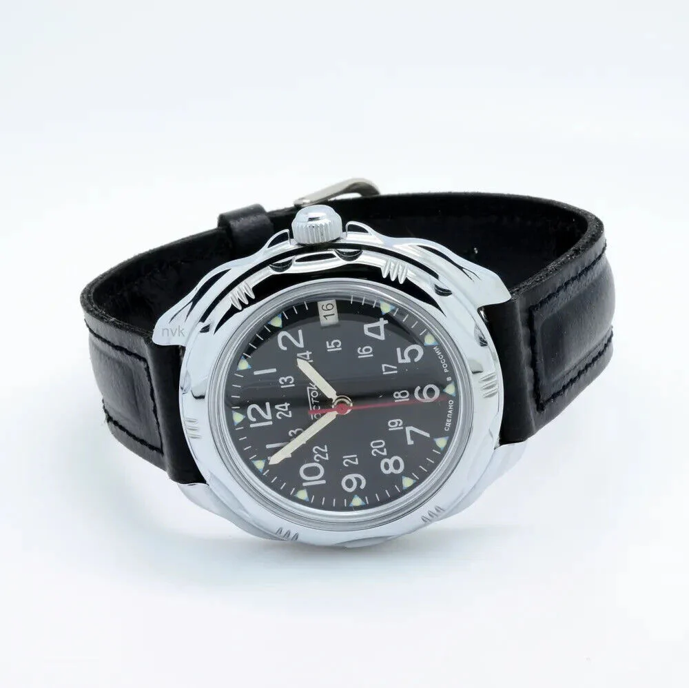 Vostok Komandirskie 211783 Mechanical Military Watch - Image 8