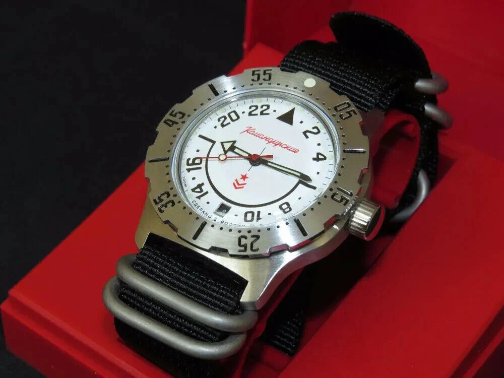 Vostok Komandirskie 350607 24-Hour Watch - Image 6