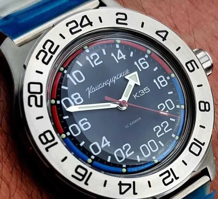 Vostok Komandirskie 35083A K35 24-Hour  Watch - Image 5