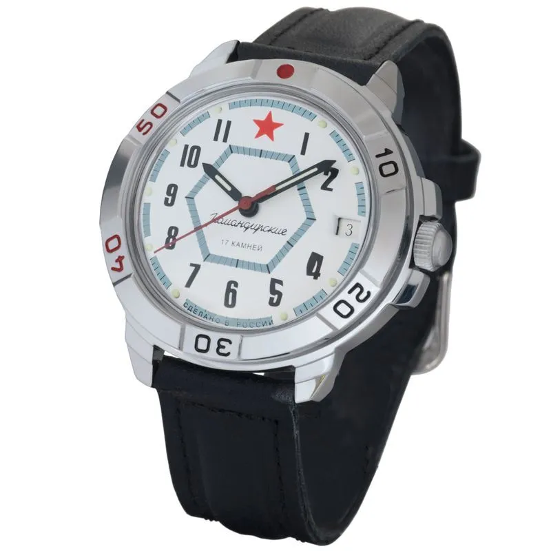 Vostok Komandirskie 431719 Mechanical Military Watch - Image 3