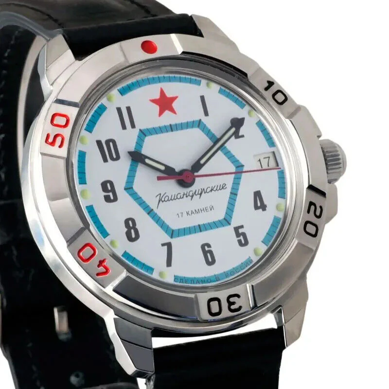 Vostok Komandirskie 431719 Mechanical Military Watch - Image 4