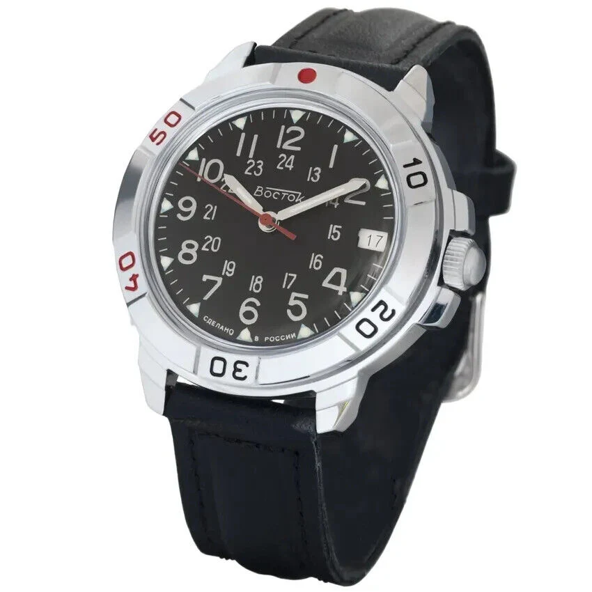 Vostok Komandirskie 431783 Mechanical Military Watch - Image 3