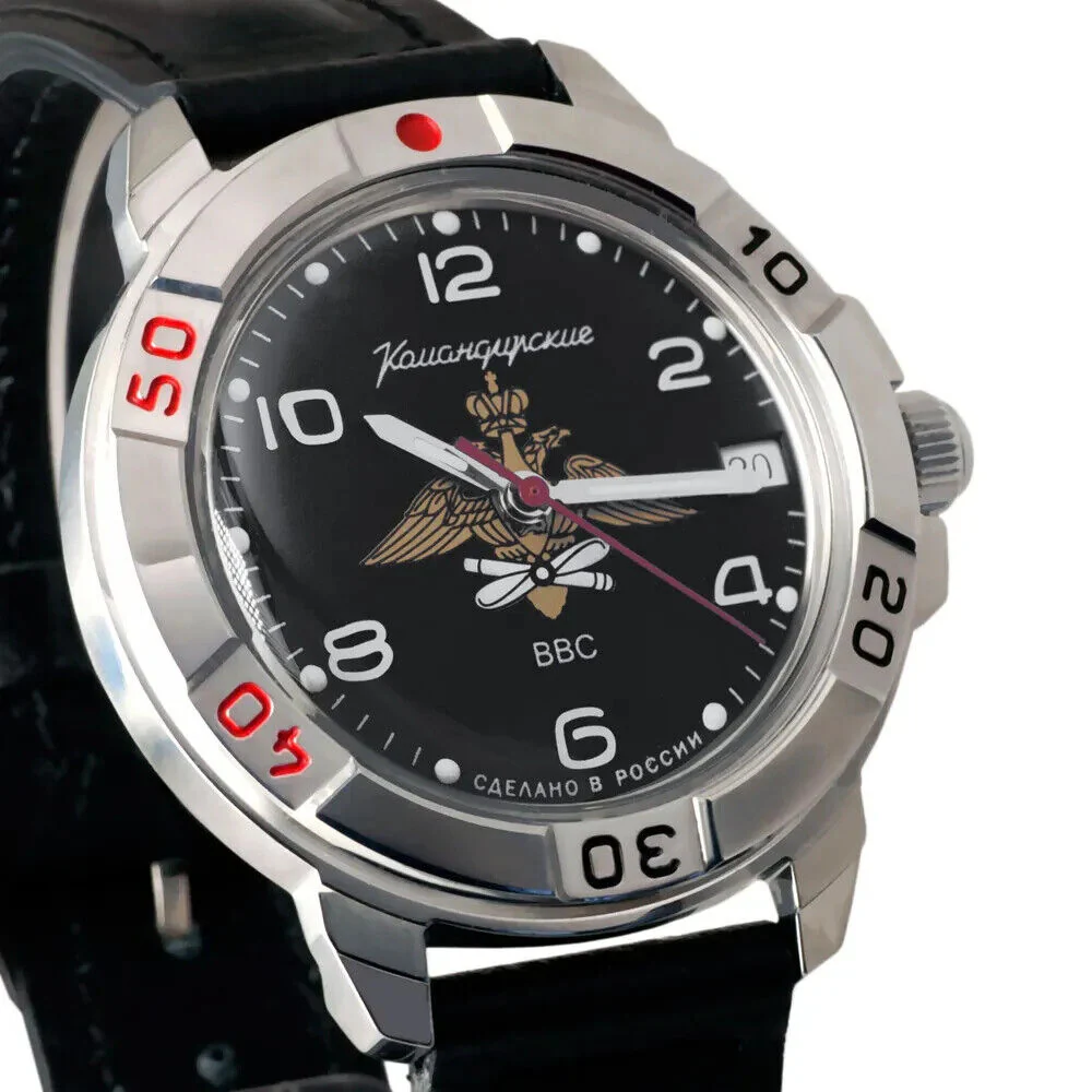 Vostok Komandirskie 431928 Mechanical Military Watch - Image 3