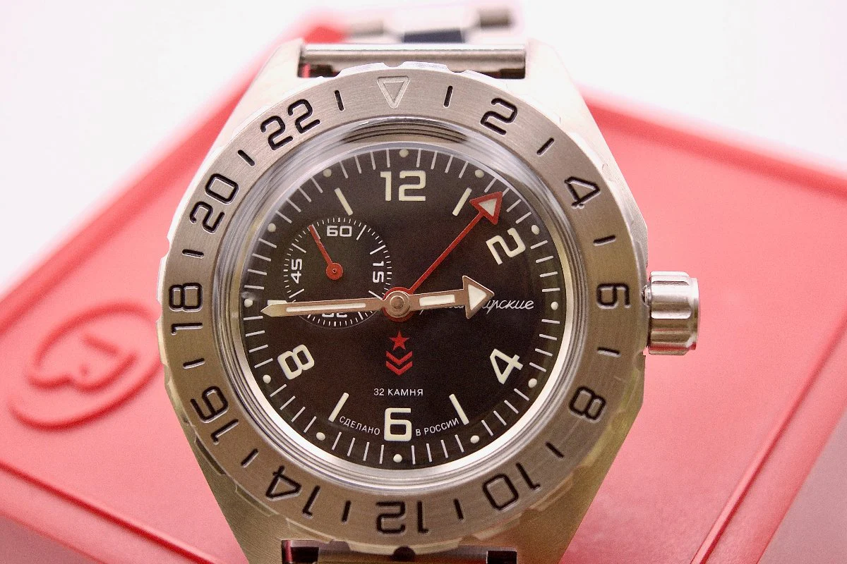Vostok Komandirskie 650539 GMT Watch - Image 4