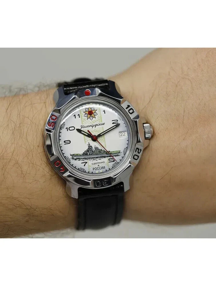 Vostok Komandirskie 811428 Military Mechanical Watch - Image 4