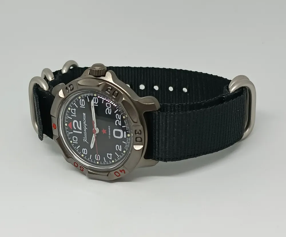 Vostok Komandirskie 81615V 24-Hour Russian Military Mechanical Watch - Image 6