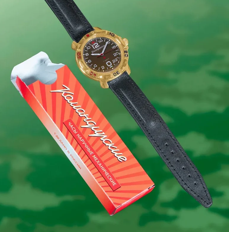 Vostok Komandirskie 81716V 24-Hour Military Mechanical Watch - Image 4