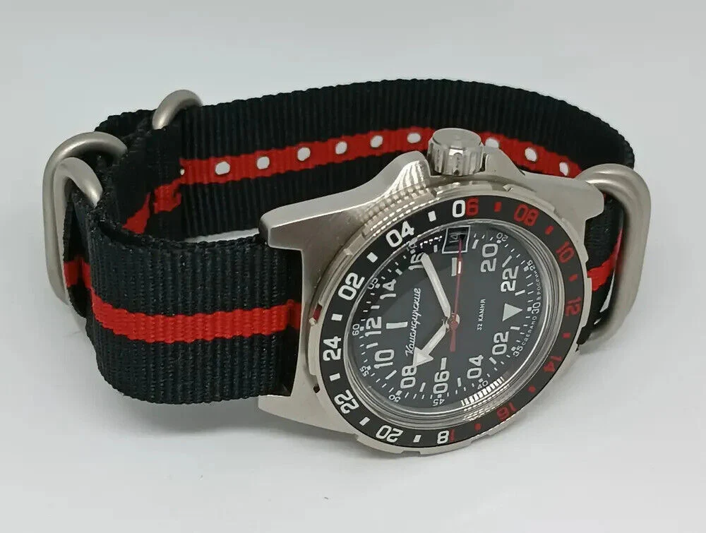 Vostok Komandirskie 95058B 24-Hour Automatic Watch - Image 3
